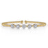 14K Yellow Gold Bujukan Diamond Split Bangle