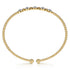 14K Yellow Gold Bujukan Diamond Split Bangle