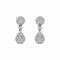 Afarin Earrings 18K White Gold Diamond Dangle Earrings