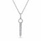 Afarin Necklaces 18K White Gold Diamond Fashion Necklace