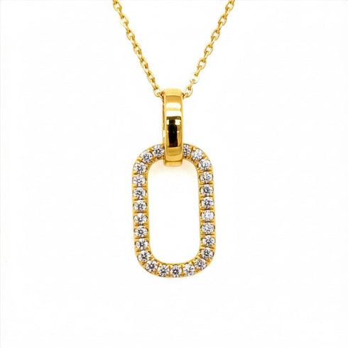 Afarin Necklaces 18K Yellow Gold Diamond Necklace