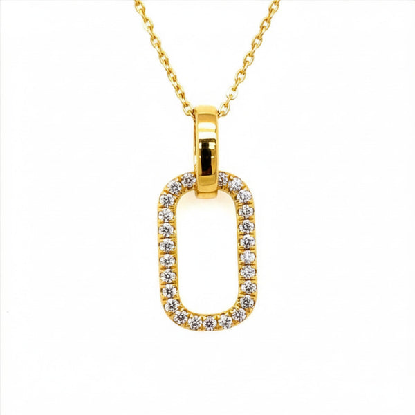 Afarin Necklaces 18K Yellow Gold Diamond Necklace