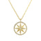 Afarin Necklaces 18K Yellow Gold Diamond Star Necklace