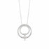 Ashi Necklaces Sterling Silver Circle Diamond Pendant