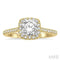 Ashi Rings 14K Yellow Gold .25ct Round Center Halo Diamond Engagement Ring