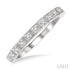 Ashi Rings Stackable Diamond Wedding Band