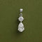 Atelier Necklaces Lab Grown Pear and Round Diamond Pendant