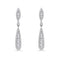 Bassali Earrings 14K White Gold Diamond Dangle Earrings