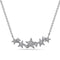 Bassali Necklaces 14K White Gold Diamond Star Necklace