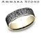 Benchmark Men's Wedding Bands 10 Men's Wedding Band, 14K Yellow Gold with Satin Hammered Tantalum Center, 7.5MM