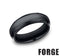 Benchmark Men's Wedding Bands 10 Men's Wedding Band, Black Ceramic 7MM