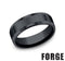 Benchmark Men's Wedding Bands 10 Men's Wedding Band, Black Ceramic 7MM