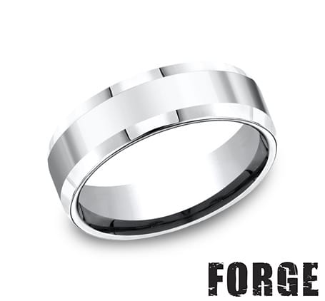 Benchmark Men's Wedding Bands 10 Men's Wedding Band, Cobalt Chrome, 10MM