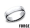 Benchmark Men's Wedding Bands 10 Men's Wedding Band, Cobalt Chrome Band, 6.5MM, Comfort Fit
