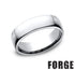 Benchmark Men's Wedding Bands 10 Men's Wedding Band, Cobalt Chrome Band, 6.5MM, Comfort Fit