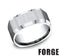 Benchmark Men's Wedding Bands 10 Men's Wedding Band, Cobalt Chrome Band, 9MM, Comfort Fit