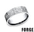 Benchmark Men's Wedding Bands 10 Men's Wedding Band, Cobalt Chrome with Cross Design, 7.5MM