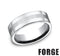 Benchmark Men's Wedding Bands 10 Men's Wedding Band, Cobalt Chrome with Satin Center Line, 7.5MM