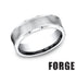 Benchmark Men's Wedding Bands 10 Men's Wedding Band, Cobalt Chrome with Satin Concave Design, 7.5MM
