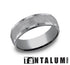 Benchmark Men's Wedding Bands 10 Men's Wedding Band, Grey Tantalum with Satin Center, 7MM