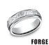 Benchmark Men's Wedding Bands 10 Men's Wedding Band, Hammered Cobalt Chrome, 7MM, Comfort Fit