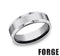 Benchmark Men's Wedding Bands 10 Men's Wedding Band, High Polish Tungsten, 7MM