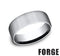 Benchmark Men's Wedding Bands 10 Men's Wedding Band, Satin Finish Cobalt Chrome, 7.5MM