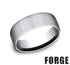 Benchmark Men's Wedding Bands 10 Men's Wedding Band, Satin Finish Cobalt Chrome, 7.5MM