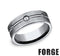 Benchmark Men's Wedding Bands 10 Men's Wedding Band, Titanium Screw Design, 8MM