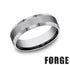 Benchmark Men's Wedding Bands 10 Men's Wedding Band, Tungsten Band with High Polish Center, 6MM