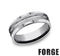 Benchmark Men's Wedding Bands 10 Men's Wedding Band, Tungsten Band with Satin Center, Beveled Edge, 7MM