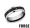 Benchmark Men's Wedding Bands 10 Men's Wedding Band, Tungsten with Carbon Fiber Center, 7MM