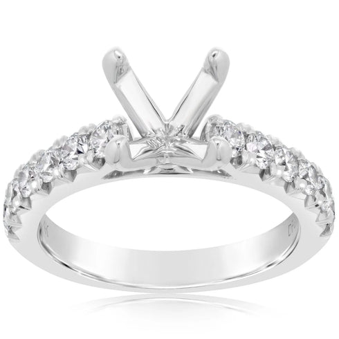 Diamonds Forever Engagement Rings White Gold Diamond Ring Setting