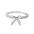 Diamonds Forever Engagement Rings White Gold Diamond Ring Setting
