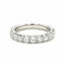Diamonds Forever Rings White Gold Diamond Band, French Prong Setting 1.00ct