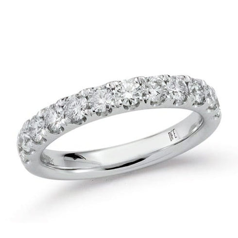 Diamonds Forever Rings White Gold Diamond Band, Shared Prong 1.00ct tdw