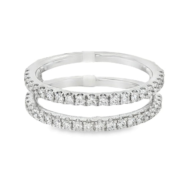 Diamonds Forever Rings White Gold Diamond Insert Band