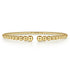 Gabriel & Co. Bracelets 14K Yellow Gold Graduated Beaded Bangle Bracelet