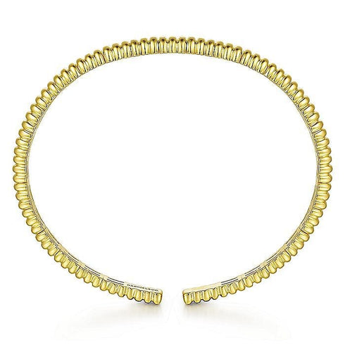 Gabriel & Co. Bracelets 14K Yellow Gold Open Bangle
