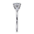 Gabriel & Co. Engagement Rings 6.5 Mounting Only, 14K White Gold Diamond 3 Stone Engagement Ring