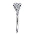 Gabriel & Co. Engagement Rings 6.5 Mounting Only, 14K White Gold Diamond Engagement Ring