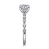 Gabriel & Co. Engagement Rings 6.5 Mounting Only, 14K White Gold Round Diamond Engagement Ring