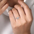 Gabriel & Co. Engagement Rings 6.5 Mounting Only, 14K White Gold Round Diamond Engagement Ring