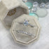 Gabriel & Co. Engagement Rings 6.5 Mounting Only, Emerald Cut White Gold Engagement Mounting with Thin Diamond Band