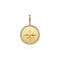 Gabriel & Co. Necklaces 14K Yellow Gold Bujukan Round Starburst Medallion Pendant
