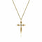Gabriel & Co. Necklaces 14K Yellow Gold Diamond Cross Pendant Necklace