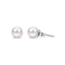Imperial Earrings 14K White Gold Akoya Cultured Pearl Stud Earrings, 4-4.5MM