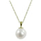 Imperial Necklaces 14K Yellow Gold Freshwater 9-10MM Freshwater Pearl Necklace