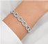 Jyes Bracelets 18K White Gold Diamond Bracelet