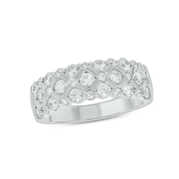 Kallati Rings 14K White Gold Diamond Fashion Ring